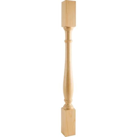 Hardware Resources 3-1/2" Wx3-1/2"Dx42"H Cherry Turned Post P1-42CH